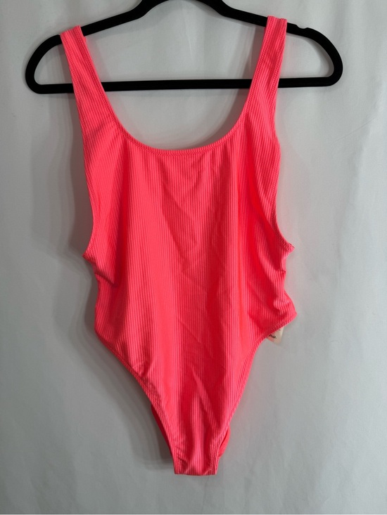aerie Other - NEW Aerie Shine Rib Birthday Scoop Cheekiest One Piece Swimsuit Tropadelic, Med